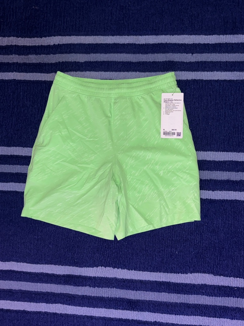 lululemon athletica Lime Green Men's Running Shorts
